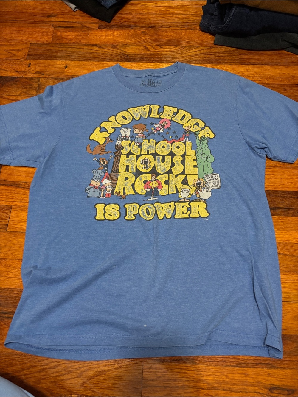 GUC Blue Schoolhouse Rock Graphic Tee